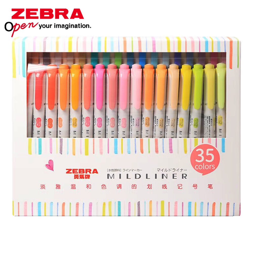 Zebra Pen Mildliner - 35 Renk ZEBRA Mildliner Highlander Seti