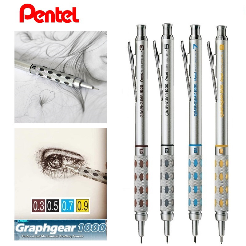 Pentel Pen Graphgear - Pentel GRAPHGEAR 1000 Mekanik Kurşun Kalem,