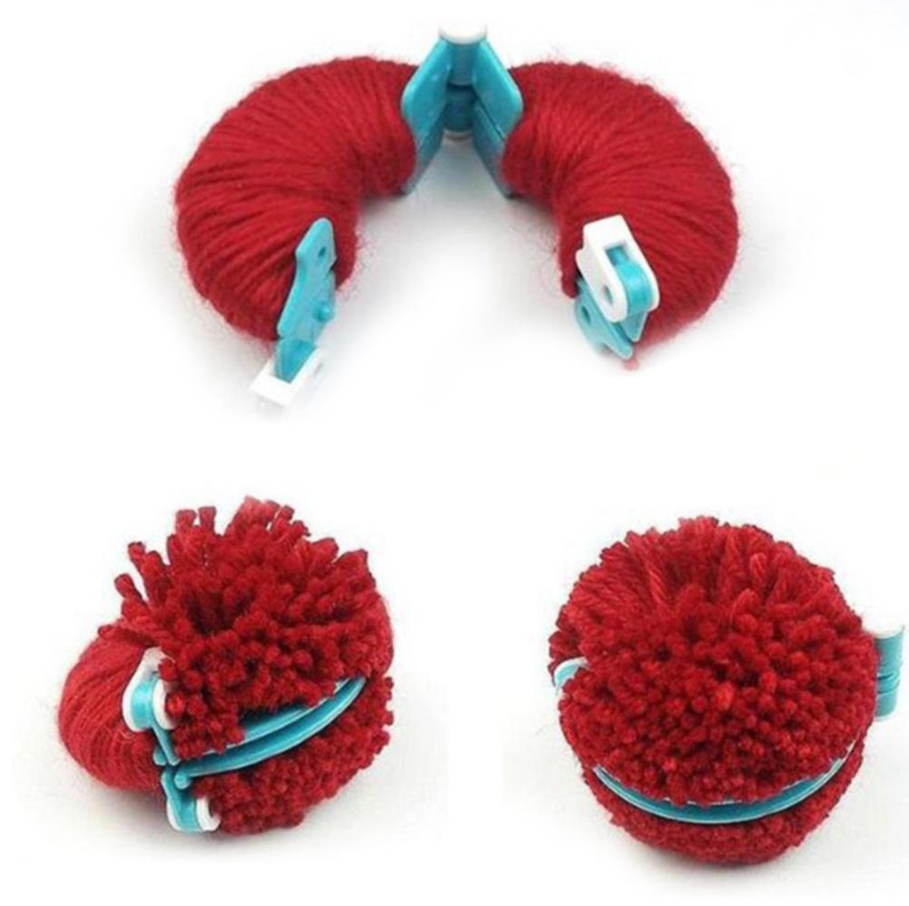 Pom Pom Maker Tool - 8 adet Yün Topu Yapıcı Örgü