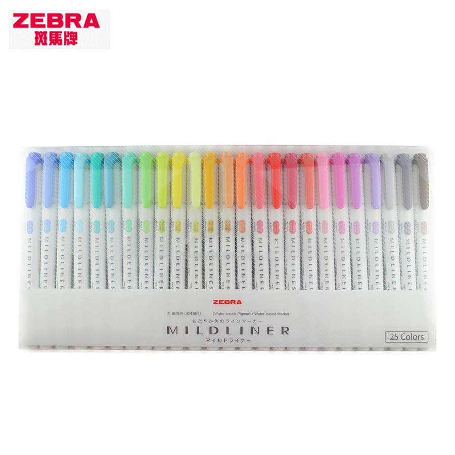 Zebra Pen Mildliner - Zebra Tam 35/25 Renk Mildliner Fosforlu