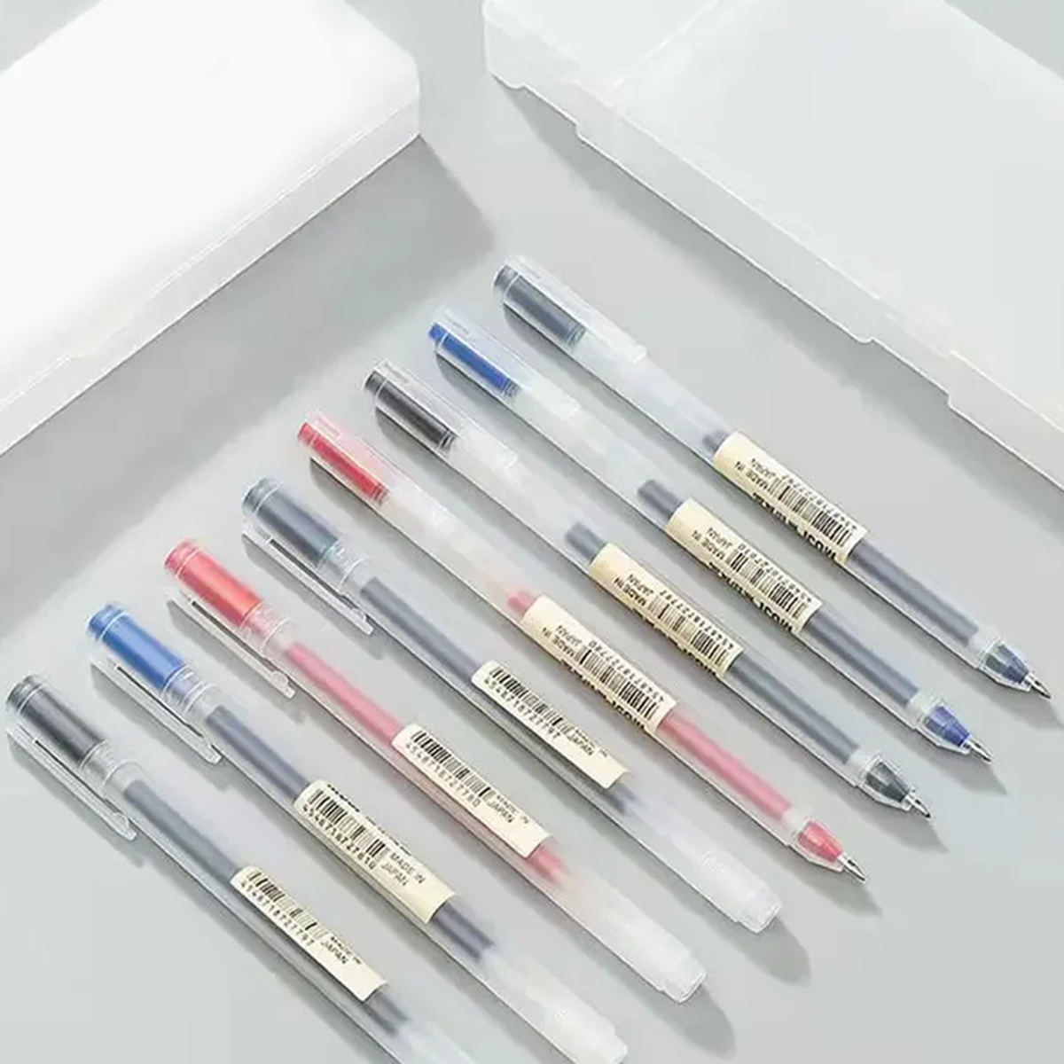 Muji Stationery Gel Pen - 3-6 adet/takım 0.38mm Kawaii MUJIs Jel
