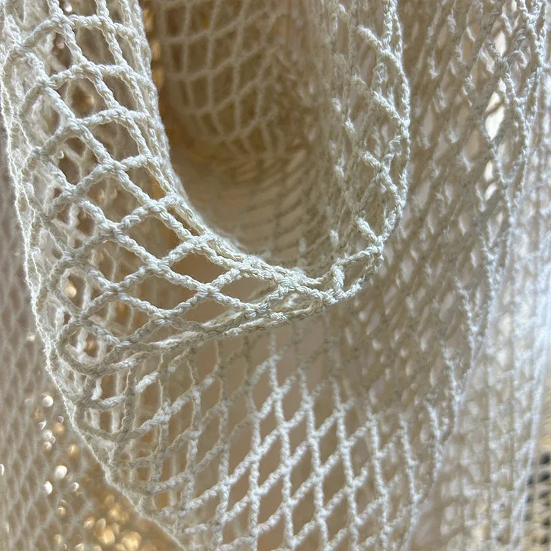 Crystal Mesh Fabric - Balık Ağı Kumaş Pamuk Keten Büyük