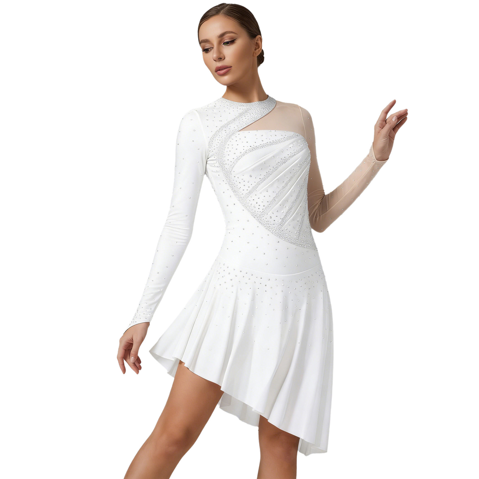 Rhinestone Banding Trim - Kadın Bale Lirik Dans Artistik Patinaj