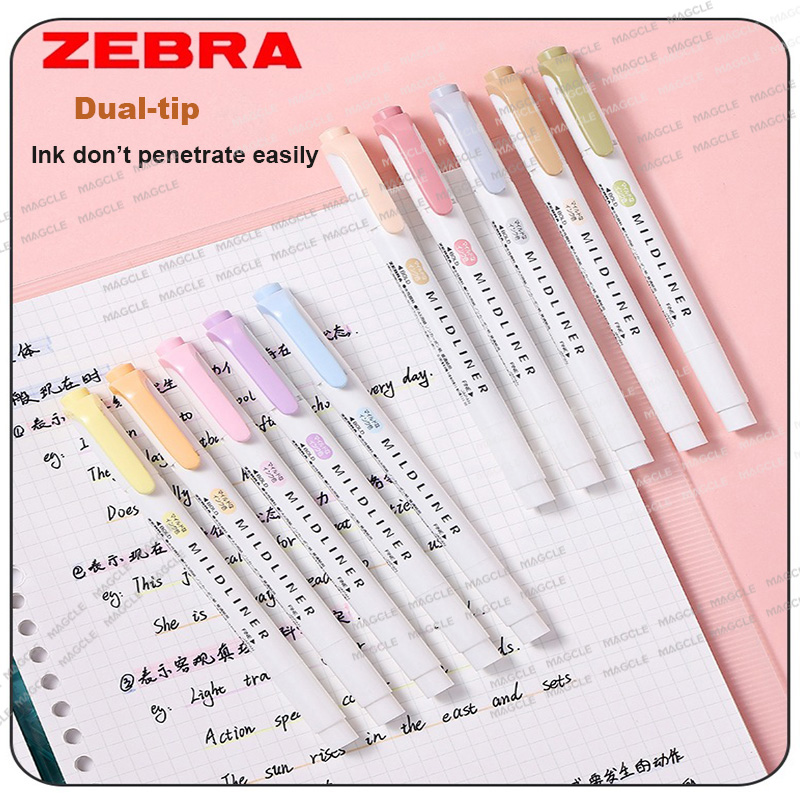Zebra Pen Mildliner - 1 adet Zebra WKT7 Mildliner Fosforlu