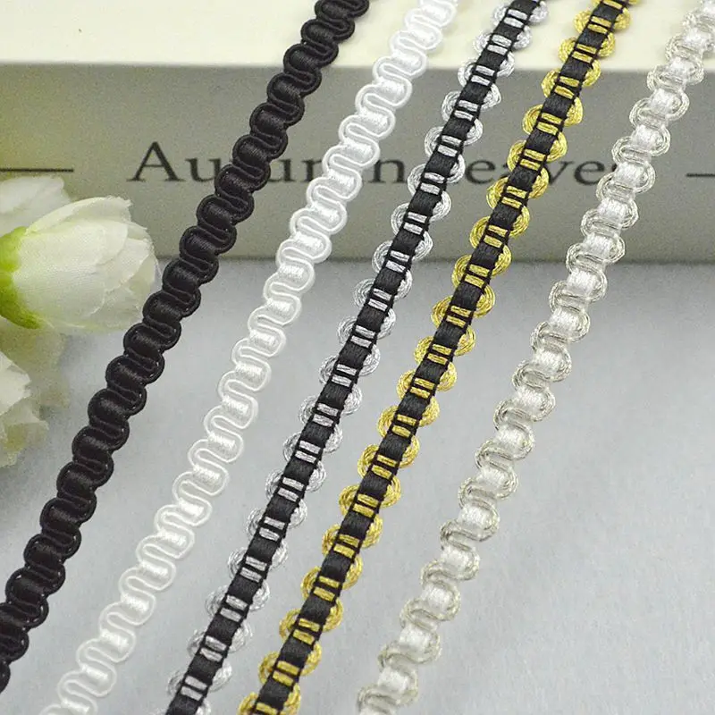 Lace Ribbon Trim - Paket Başına 5 Metre/16.4Ft Yeni Dantel