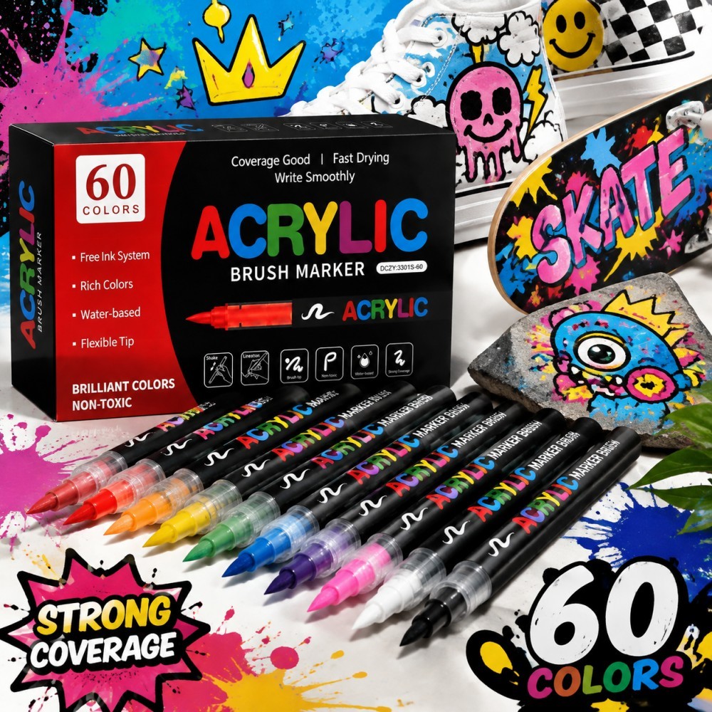 Copic Marker Classic - 12/24/36/48/60 renk akrilik boya kalemleri İşaretleyiciler