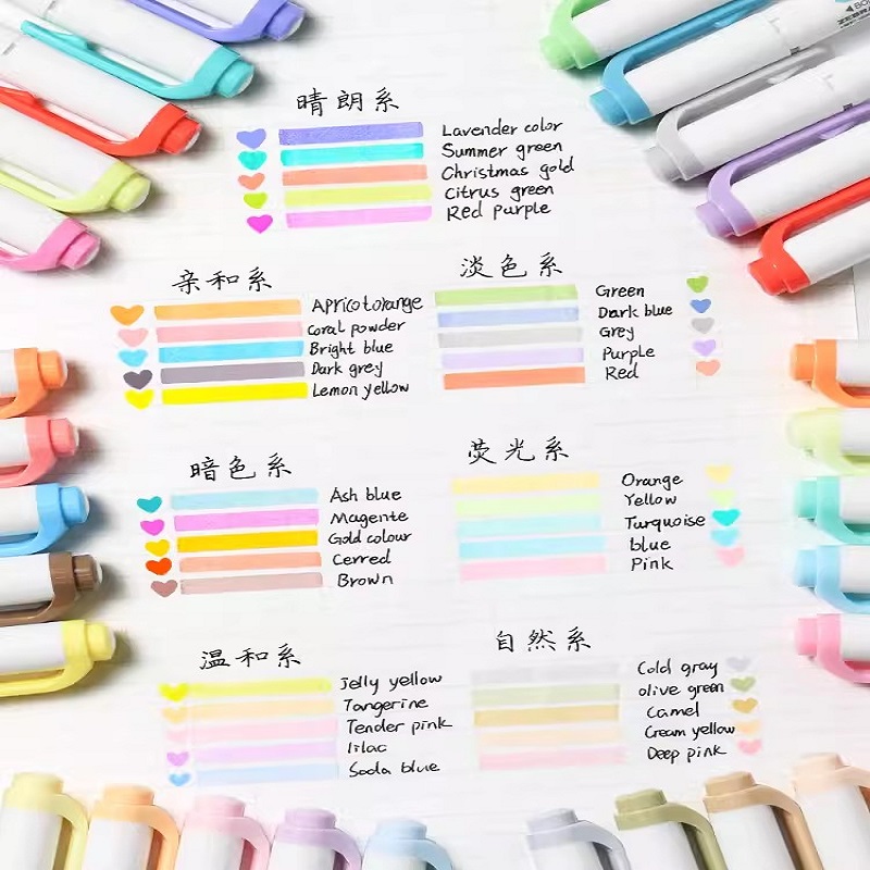 Zebra Pen Mildliner - Japonya ZEBRA Mildliner Fosforlu Kalem Su