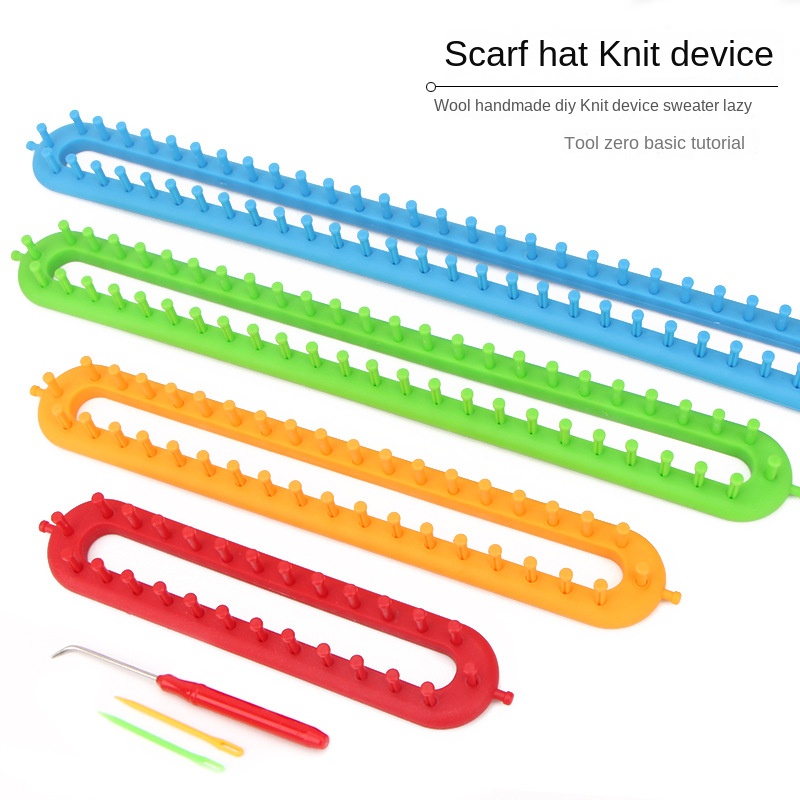 Pom Pom Maker Tool - Dokuma tezgahı örgü kiti, plastik ponpon,
