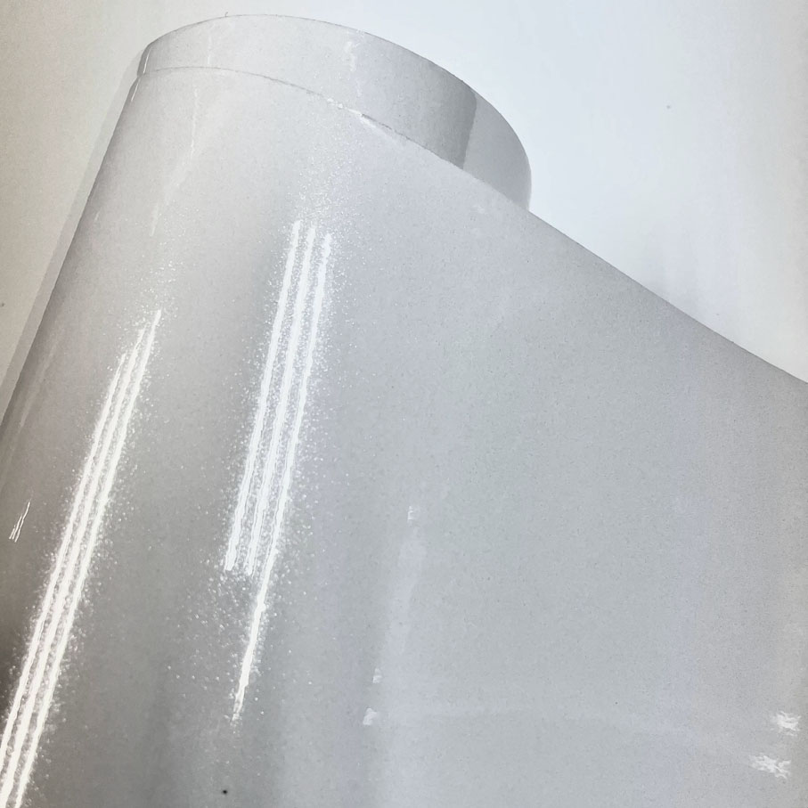 Glitter Vinyl Roll - 50cm*600cm Yüksek Parlaklıkta Beyaz Simli Elmas