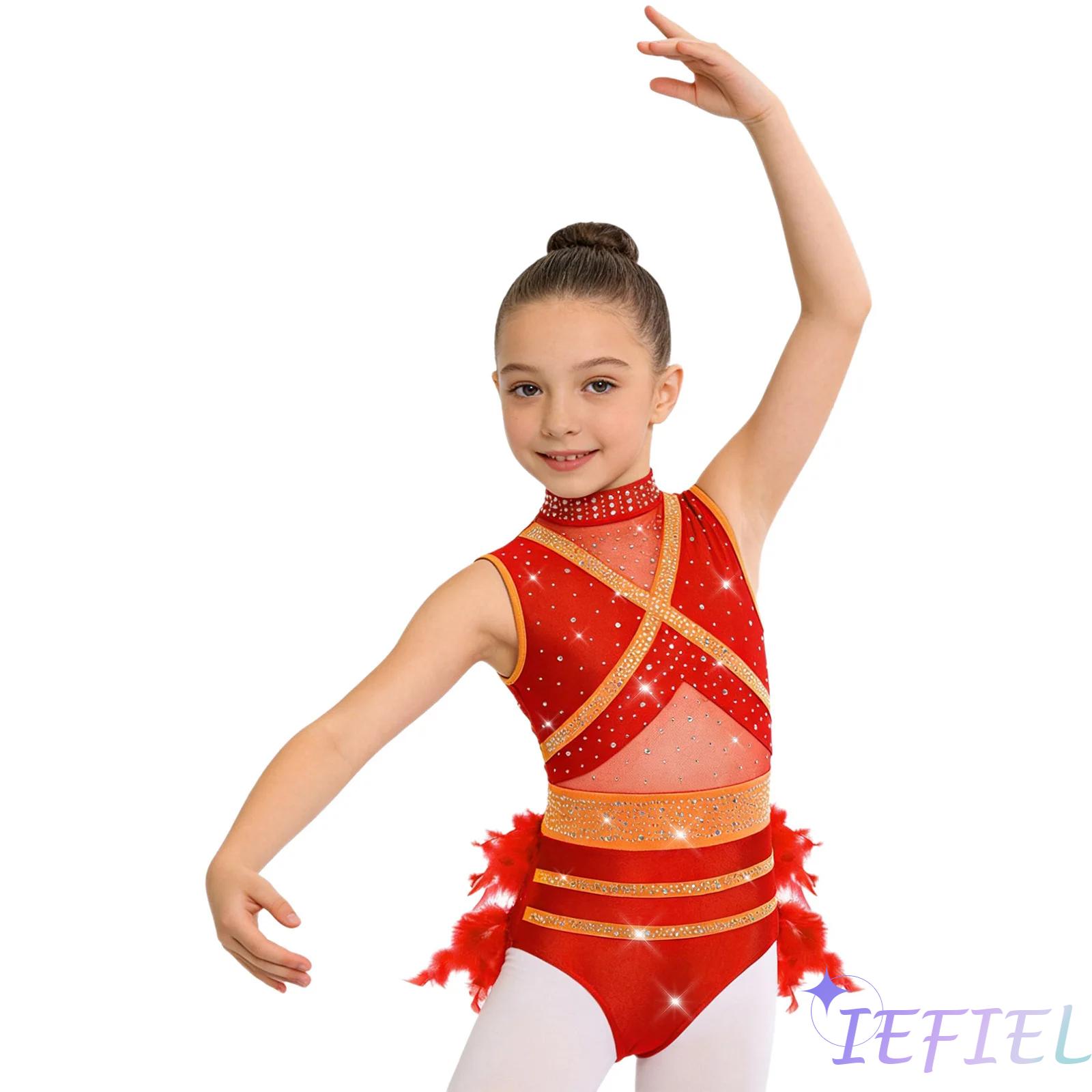 Rhinestone Banding Trim - Çocuk Kız Latin Bale dans kostümü
