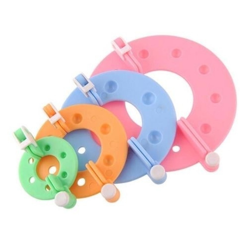 8 adet 4 boyutları kabartmak t - Pom Pom Maker Tool incelemesi ve fiyatı