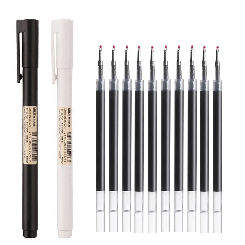 0.5mm Siyah/Beyaz Jel Kalem Si - Muji Stationery Gel Pen incelemesi ve fiyatı