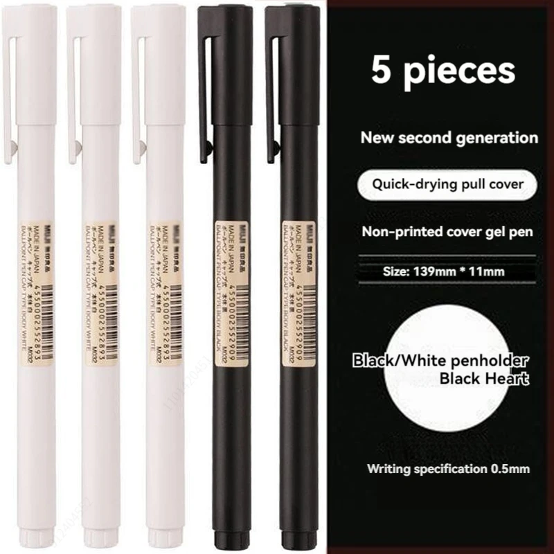0.5mm Siyah/Beyaz Jel Kalem Si - Muji Stationery Gel Pen incelemesi ve fiyatı