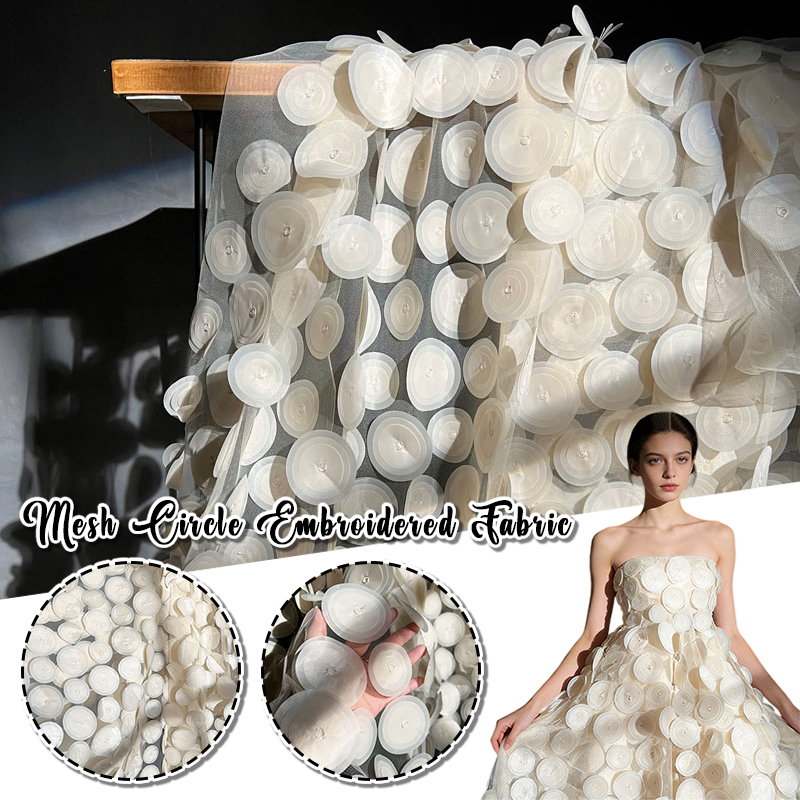 3D Çok Katmanlı Dairesel Kesim - Crystal Mesh Fabric incelemesi ve fiyatı