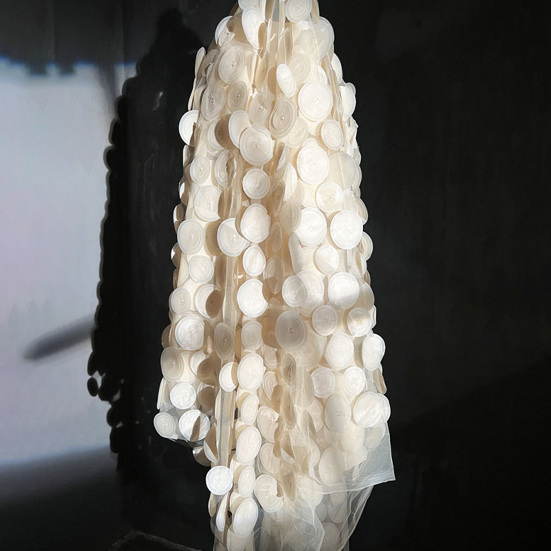 3D Çok Katmanlı Dairesel Kesim - Crystal Mesh Fabric incelemesi ve fiyatı