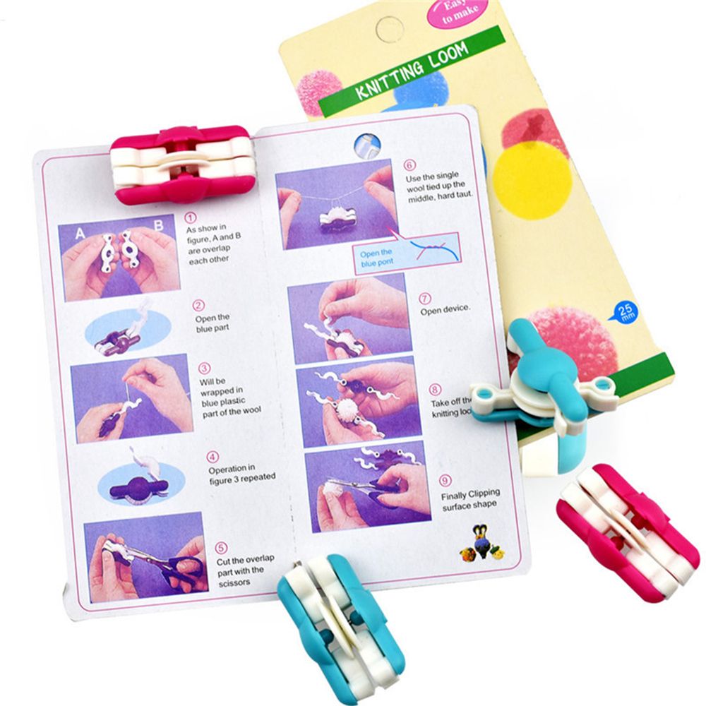 2 adet/grup Moda İğne Zanaat E - Pom Pom Maker Tool incelemesi ve fiyatı