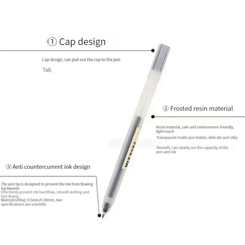 6/8 adet/takım MUJIs Jel Kalem - Muji Stationery Gel Pen incelemesi ve fiyatı
