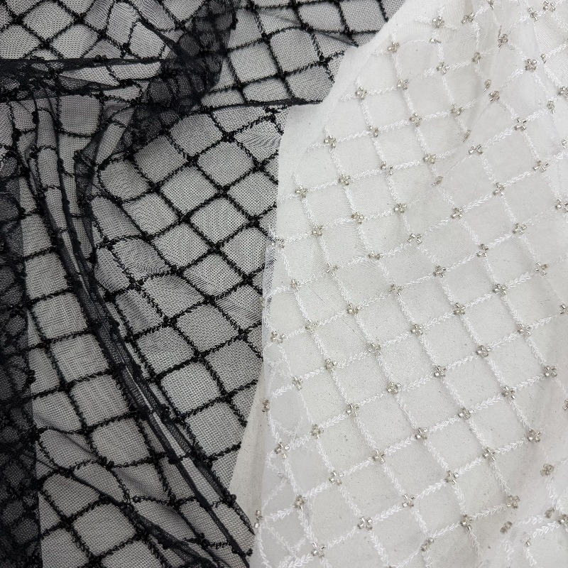 Ripstop Boncuklu Nakış Payet Ö - Crystal Mesh Fabric incelemesi ve fiyatı