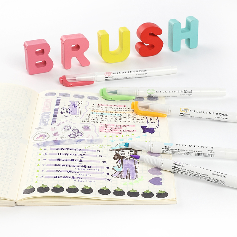 Japonya ZEBRA çift uçlu işaret - Zebra Pen Mildliner incelemesi ve fiyatı