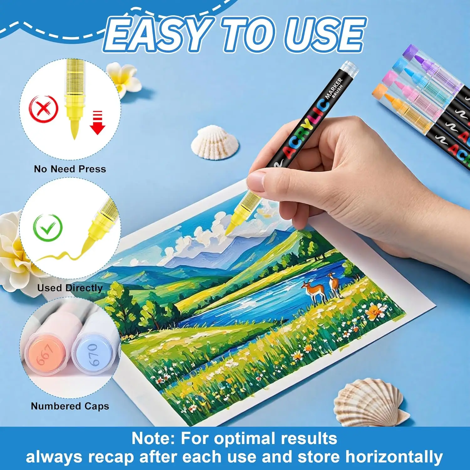 12-240 Renk Akrilik Boya Kalem - Copic Marker Classic incelemesi ve fiyatı