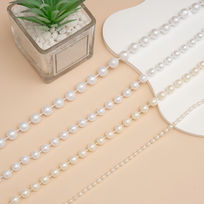 2/5 m ABS İmitasyon İnci Boncu - Pearl Trim Chain incelemesi ve fiyatı