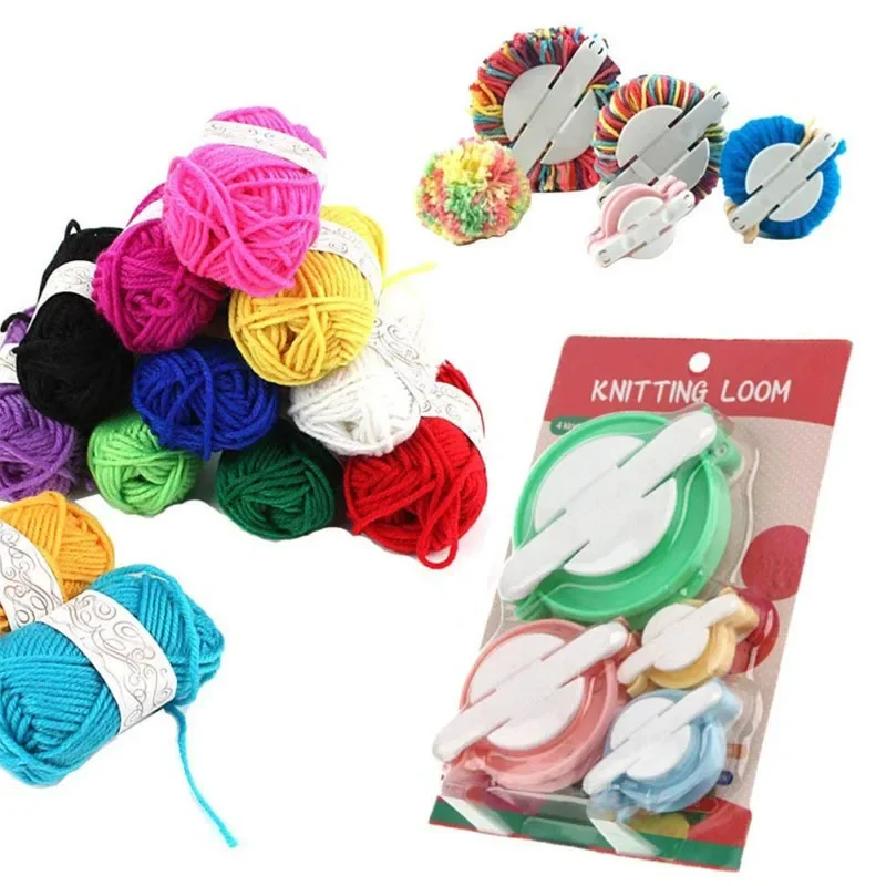 4 Boyutta Yün Topu Yapıcı Örgü - Pom Pom Maker Tool incelemesi ve fiyatı