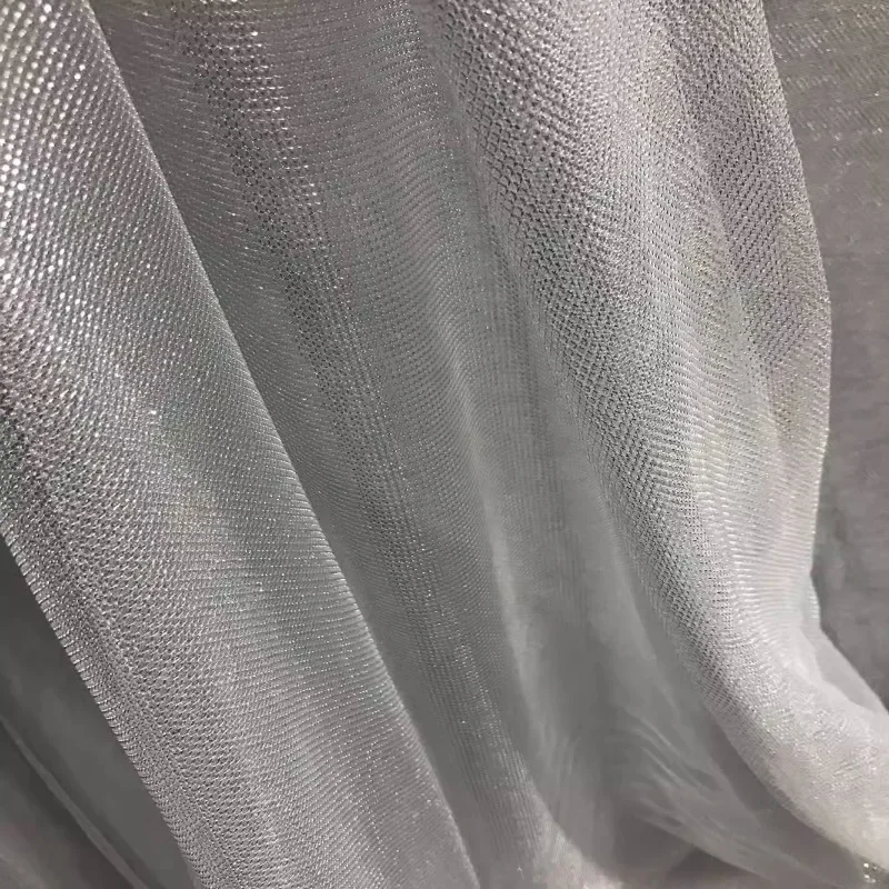 Örgü elastik kumaş parlak hafi - Crystal Mesh Fabric incelemesi ve fiyatı