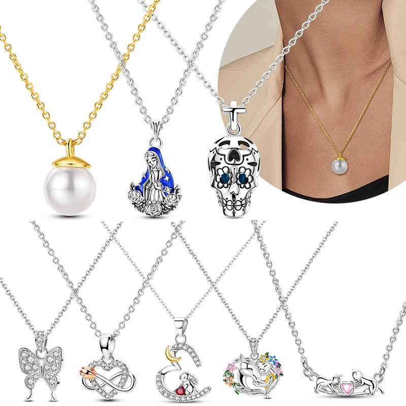 Orijinal 925 Ayar Gümüş Kolye  - Pearl Trim Chain incelemesi ve fiyatı