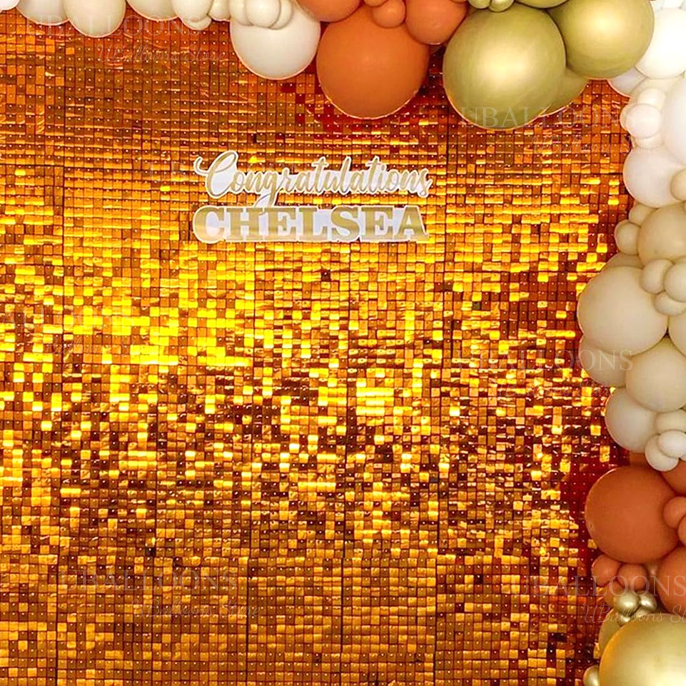 Parlak Turuncu Pırıltılı Duvar - Sequin Fabric Panel incelemesi ve fiyatı