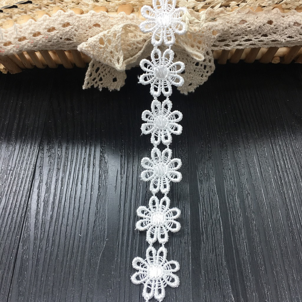 Sevimli Hollow Çiçekler Konfek - Lace Ribbon Trim incelemesi ve fiyatı