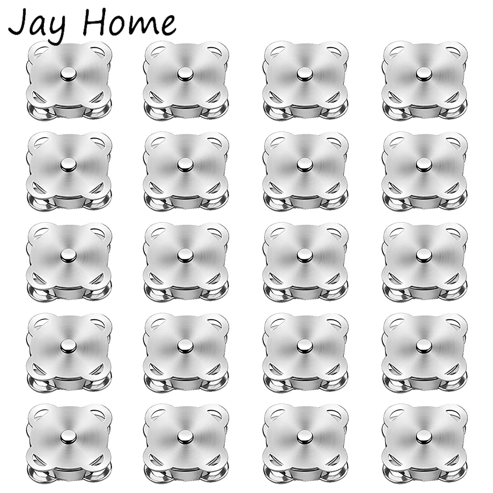 20 takım manyetik düğme Metal  - Iron On Stud Set incelemesi ve fiyatı