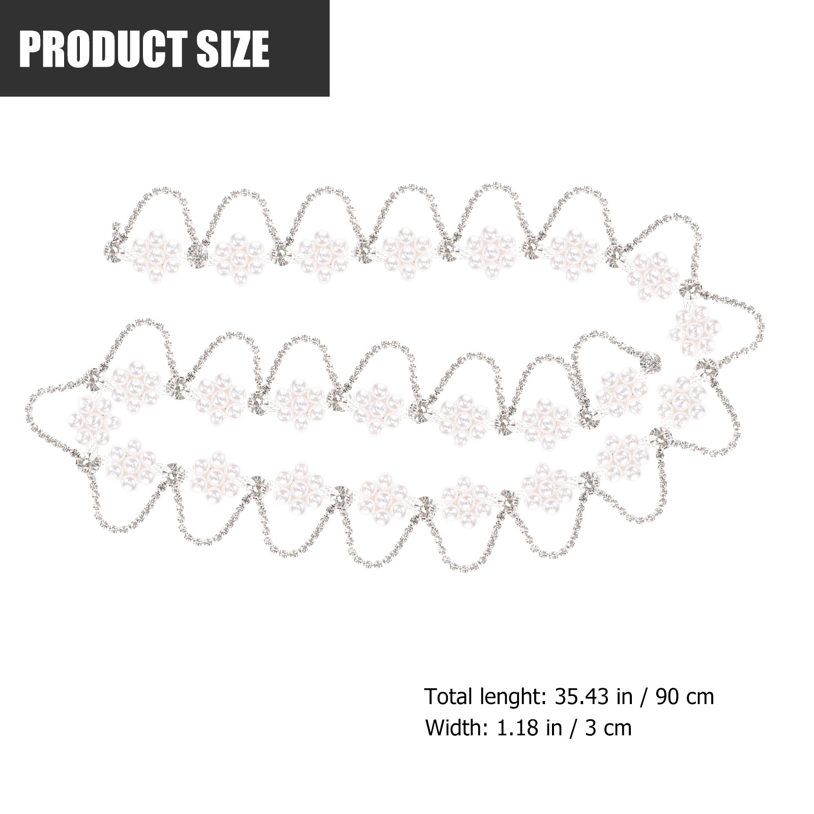Yapay İnci Taşlı Zincir Şerit  - Pearl Trim Chain incelemesi ve fiyatı