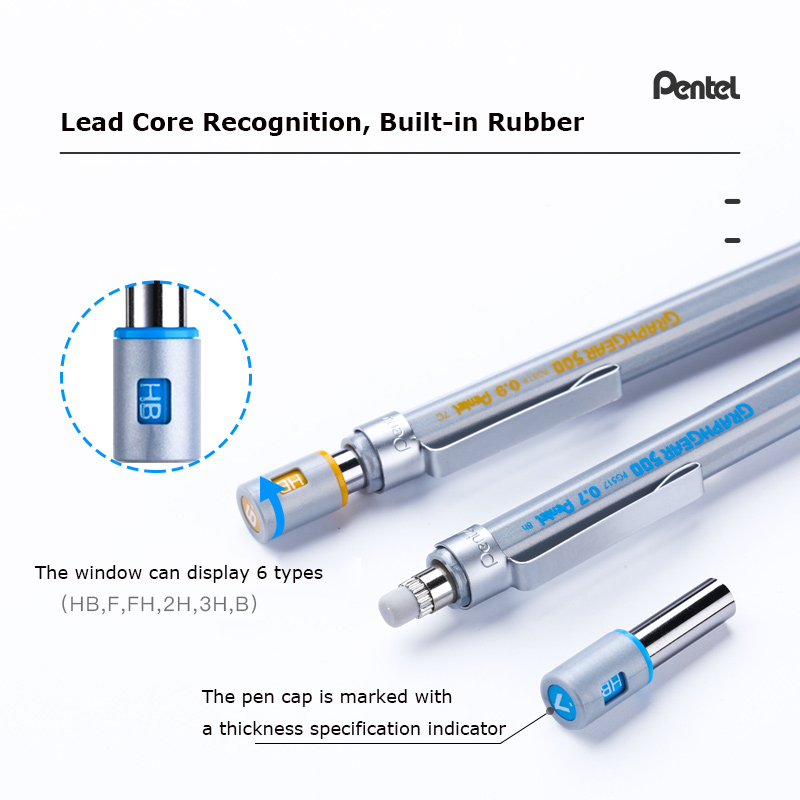 Pentel GraphGear 500 Mekanik Ç - Pentel Pen Graphgear incelemesi ve fiyatı