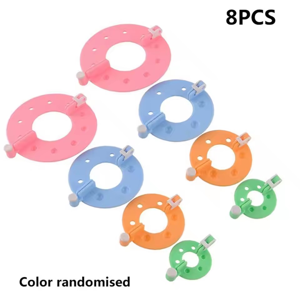 8 adet 4 boyutları kabarık top - Pom Pom Maker Tool incelemesi ve fiyatı