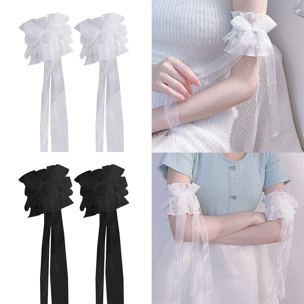 Kol ısıtıcıları ilmek kol kol  - Lace Ribbon Trim incelemesi ve fiyatı