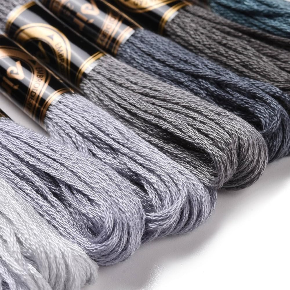 8 Skeins 70 Metre Gri Dostluk  - Embroidery Embellishments incelemesi ve fiyatı