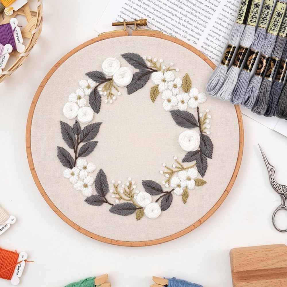 8 Skeins 70 Metre Gri Dostluk  - Embroidery Embellishments incelemesi ve fiyatı