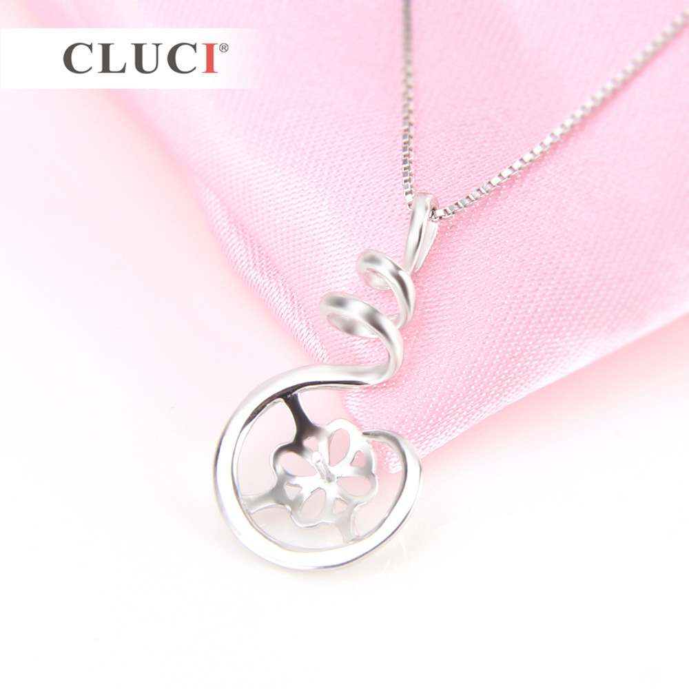 CLUCI 925 ayar gümüş kolye aya - Pearl Trim Chain incelemesi ve fiyatı