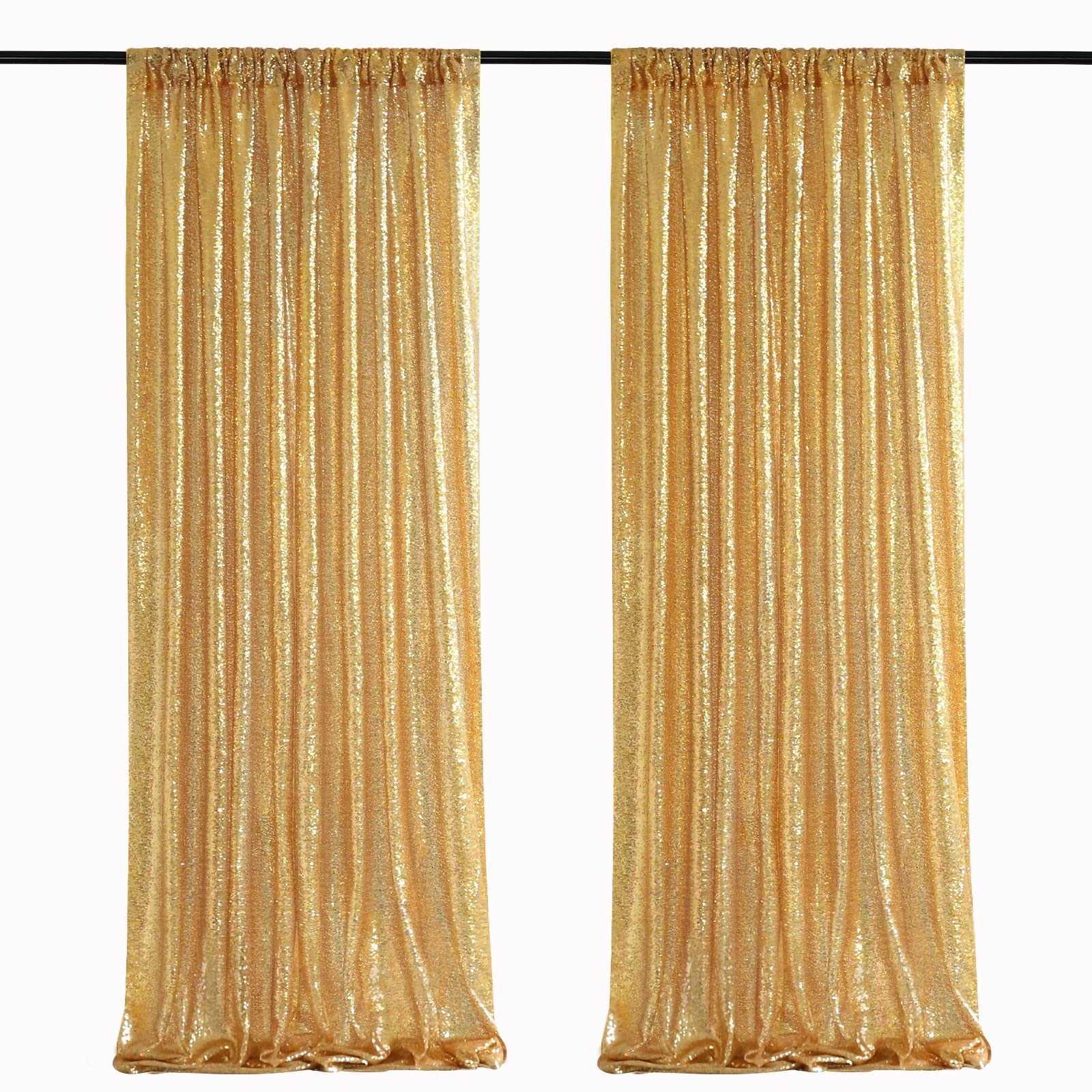 2 adet altın pullu parti zemin - Sequin Fabric Panel incelemesi ve fiyatı