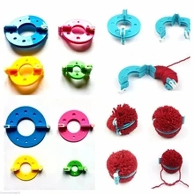 8 adet 4 boyutları kabartmak t - Pom Pom Maker Tool incelemesi ve fiyatı