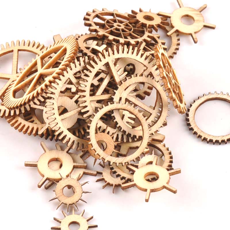 20-40mm 36 adet bitmemiş ahşap - Craft Embellishments incelemesi ve fiyatı