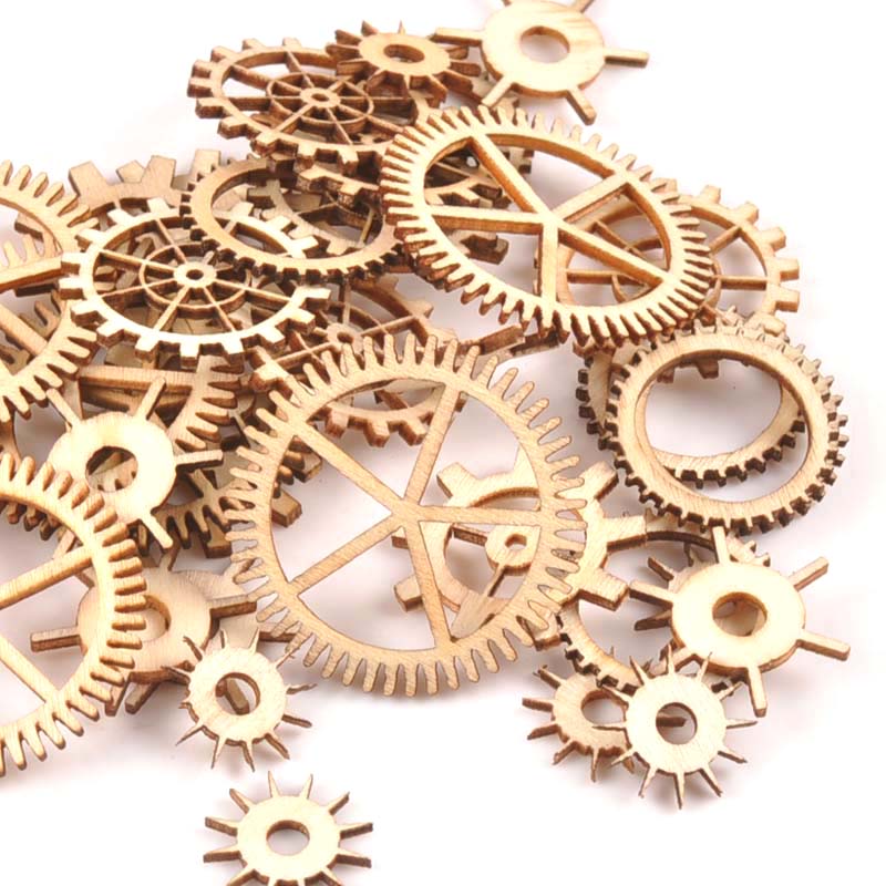 20-40mm 36 adet bitmemiş ahşap - Craft Embellishments incelemesi ve fiyatı