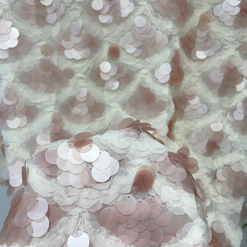 Örgü Taban Kumaş Payet Nakış K - Crystal Mesh Fabric incelemesi ve fiyatı