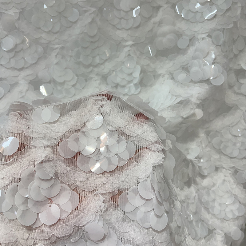 Örgü Taban Kumaş Payet Nakış K - Crystal Mesh Fabric incelemesi ve fiyatı