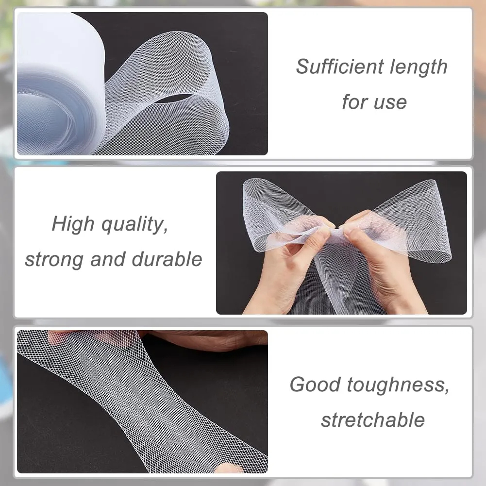 1-10 cm Düz Düz Sert Sert Sert - Crystal Mesh Fabric incelemesi ve fiyatı