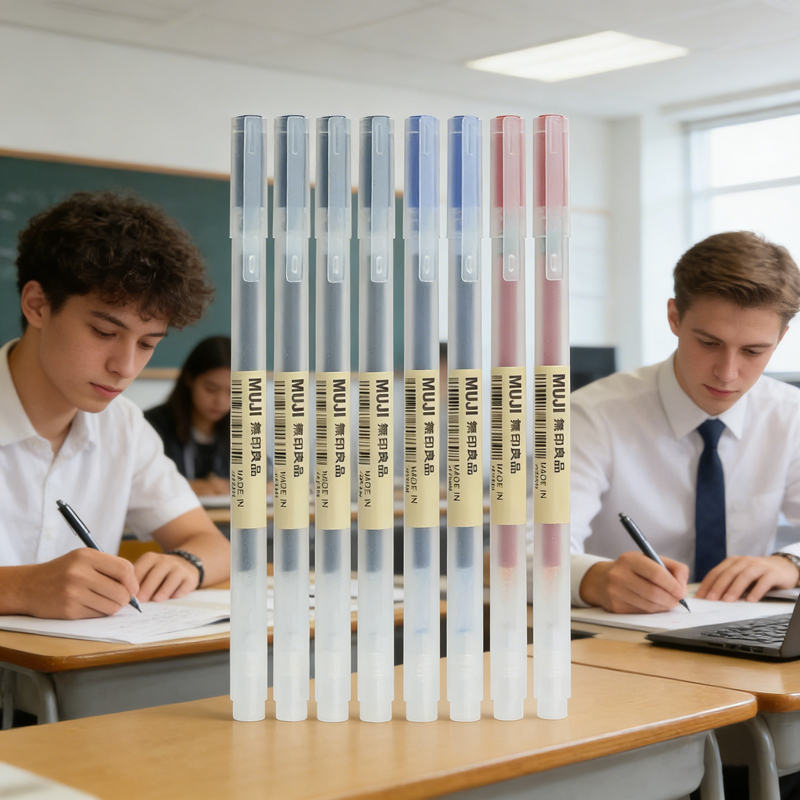 6/8 adet MUJIs tarzı jel kalem - Muji Stationery Gel Pen incelemesi ve fiyatı