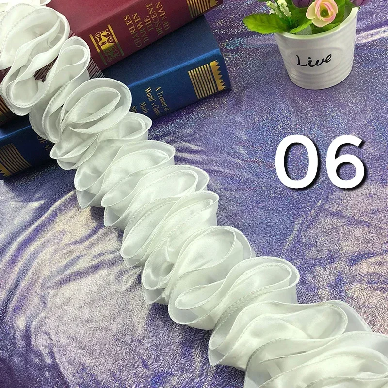 5 metre Pilili Ruffled Trim Pa - Lace Ribbon Trim incelemesi ve fiyatı